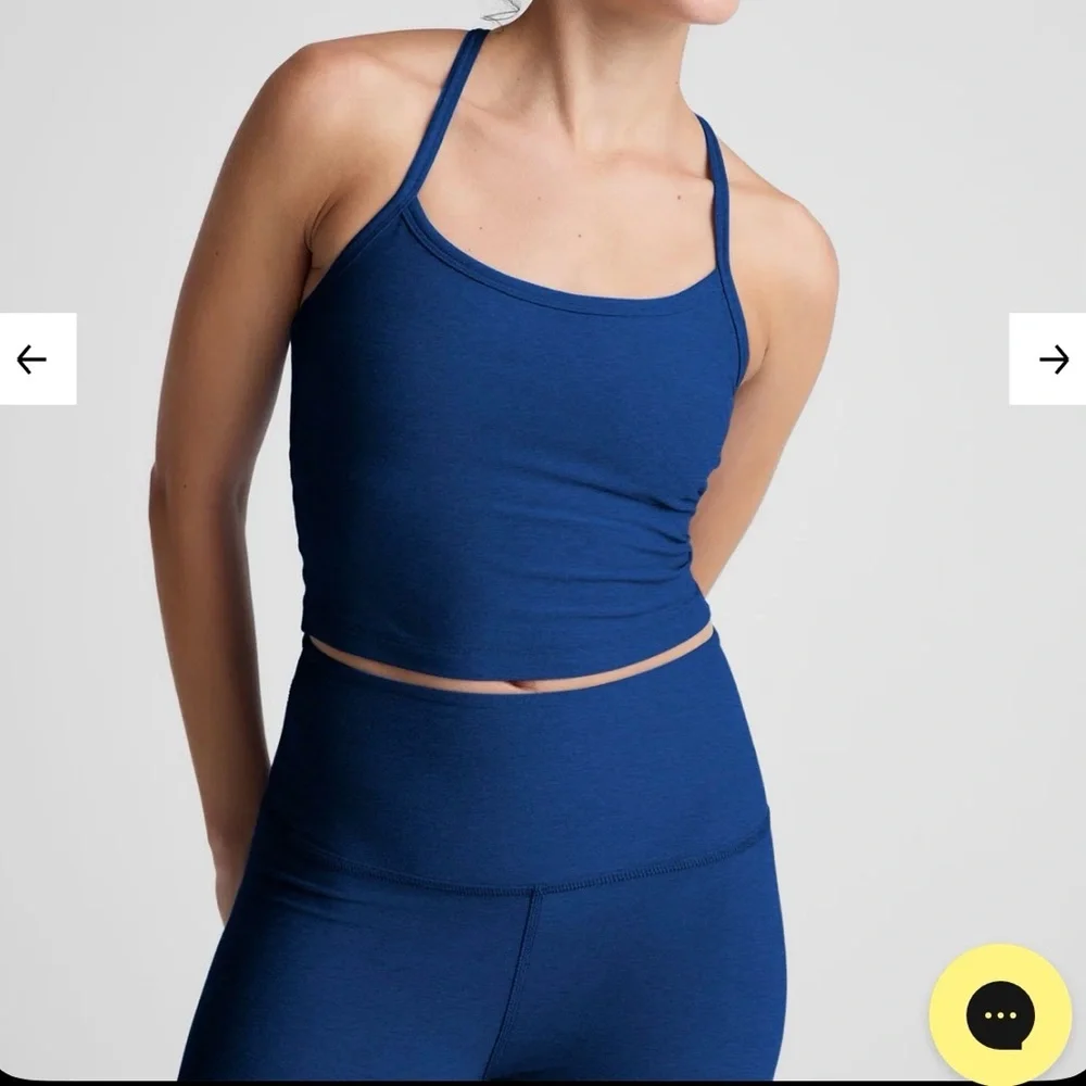 Beyond Yoga spacedye Caught In The Midi Legging in blue size S BNWT